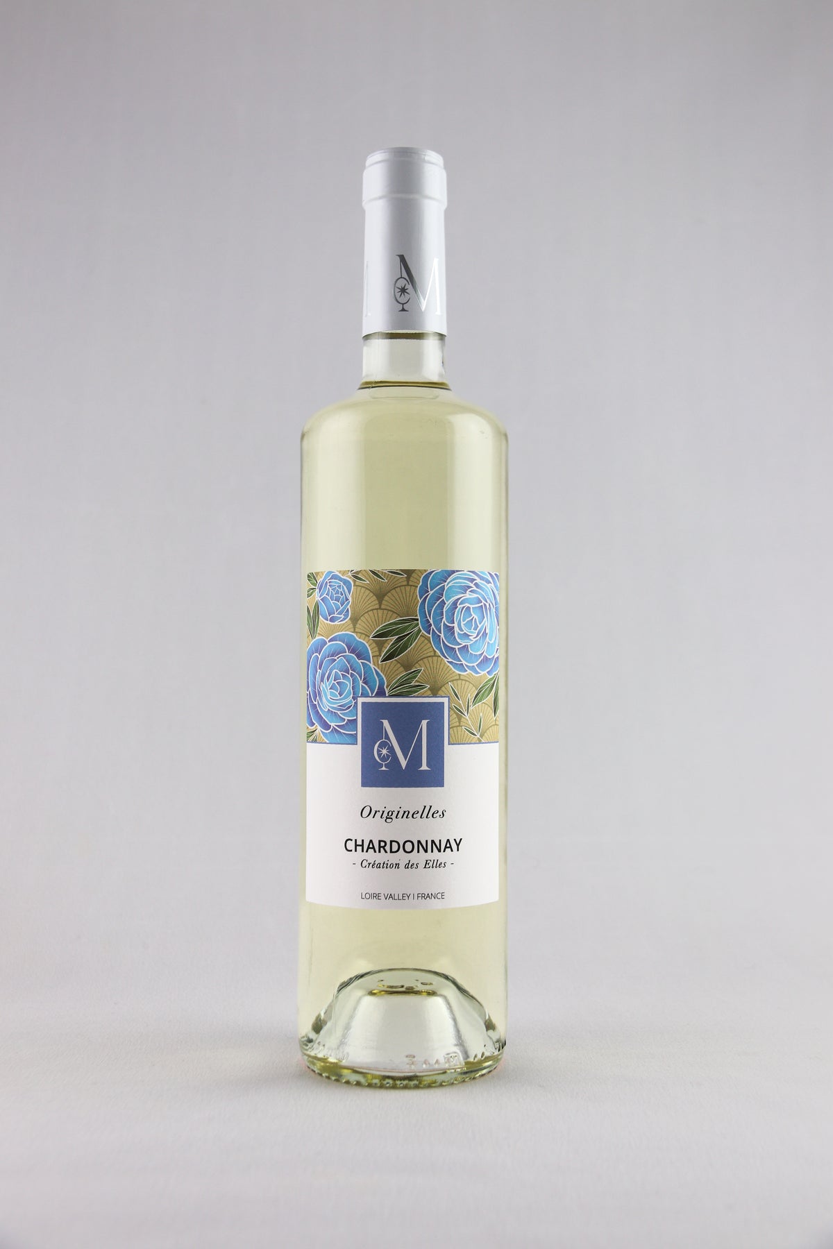 Bouteille de vin blanc Originelles Chardonnay du Moulin de Chauvigné, chardonnay de la Vallée de la Loire