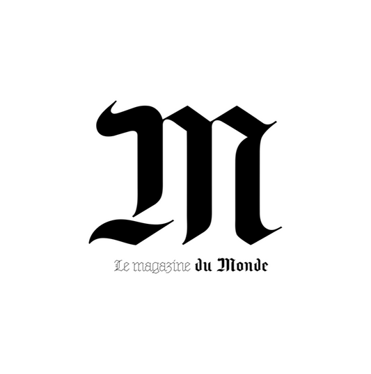 Logo le Monde écrit en noir sur un fond blanc