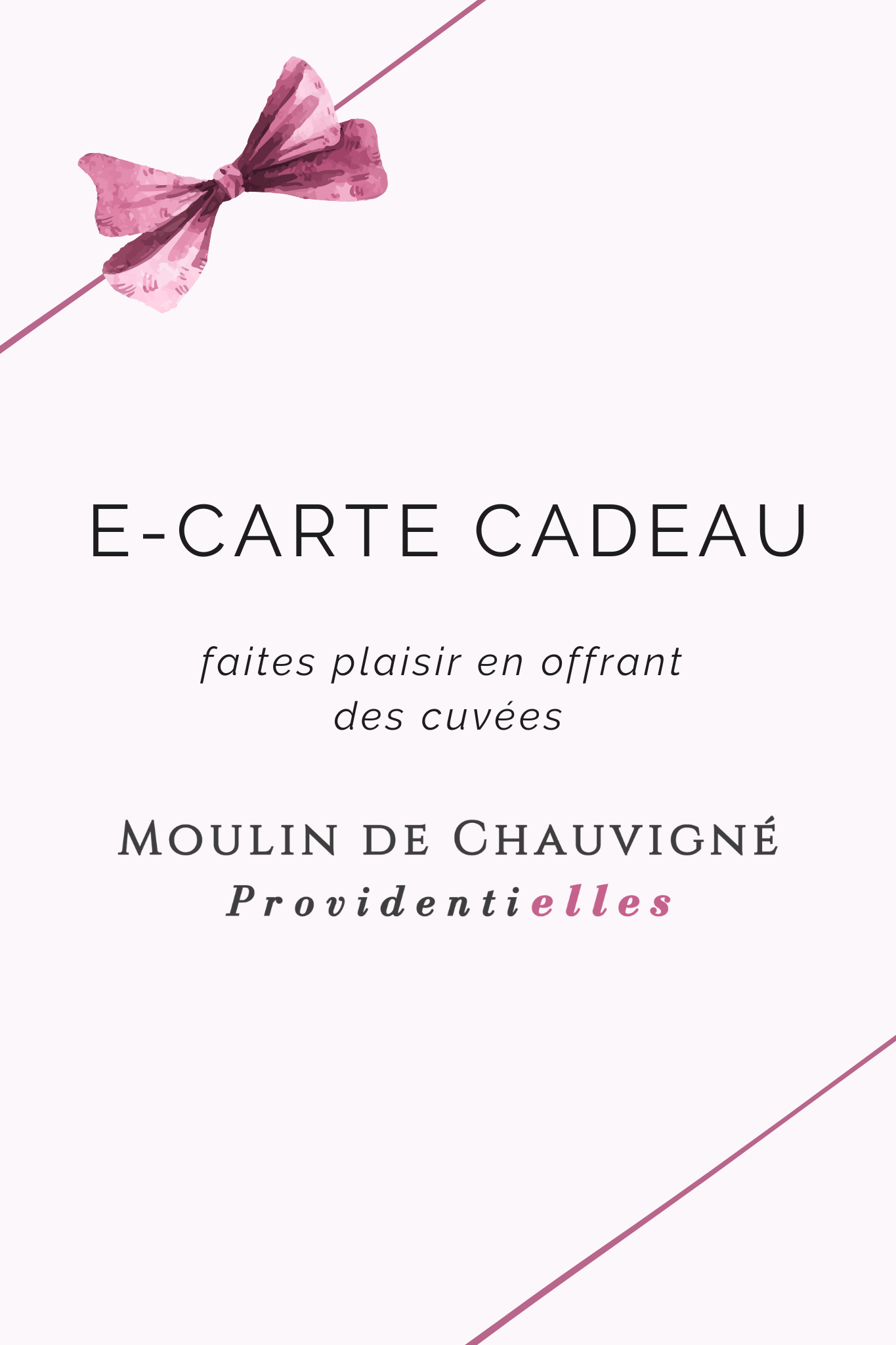 E-Carte cadeau